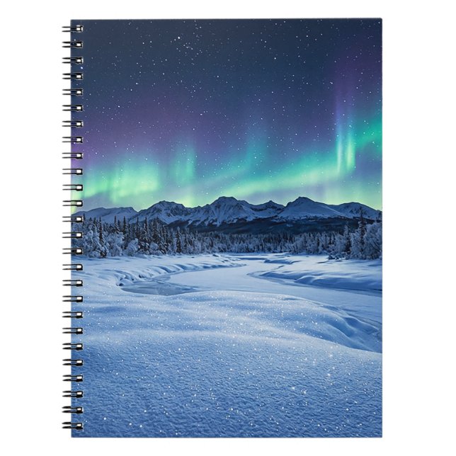 Cuaderno Aurora Boreal (Frente)