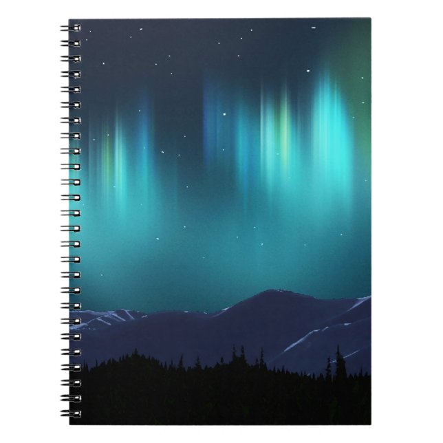 Cuaderno Aurora Boreal (Frente)