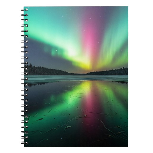 Cuaderno Aurora boreal (Frente)