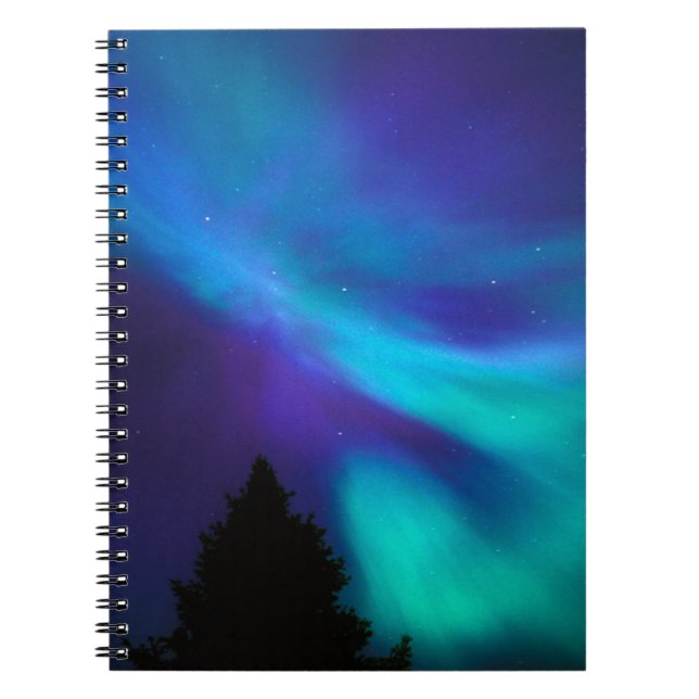 Cuaderno Aurora boreal | Canadá Ontario Sudbury (Frente)