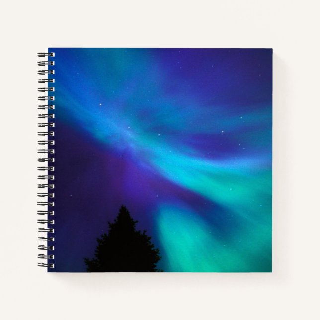 Cuaderno Aurora boreal | Canadá Ontario Sudbury (Anverso)