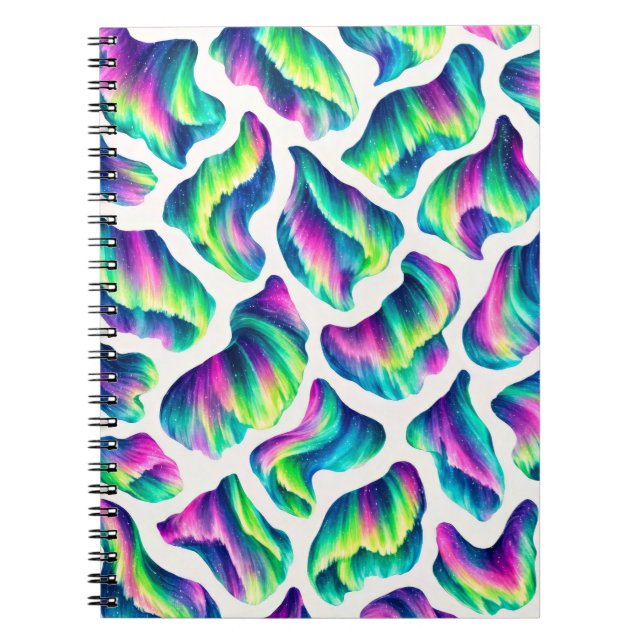 Cuaderno Aurora Boreal Luces del Norte (Frente)