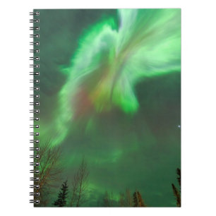 Cuaderno Aurora Boreal Luz del Norte Fairbanks