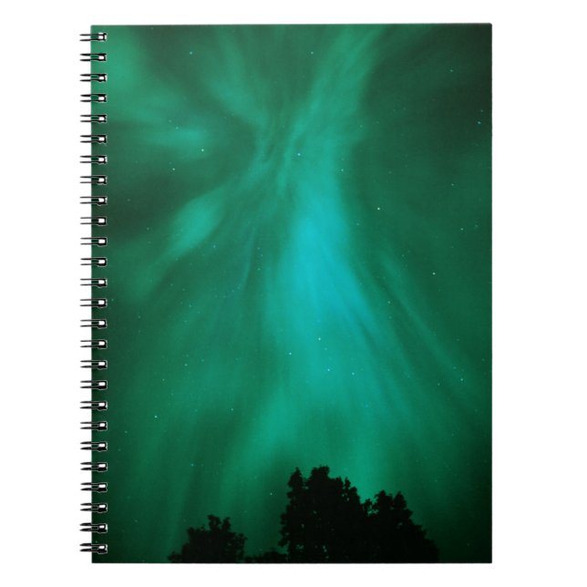 Cuaderno Aurora boreal nocturna | Ontario, Canadá (Frente)