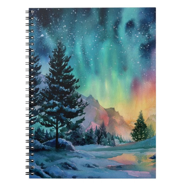 Cuaderno Aurora Borealis (Frente)