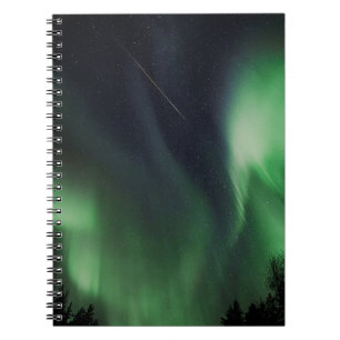 CUADERNO AURORA BOREALIS DURANTE LA NOCHE