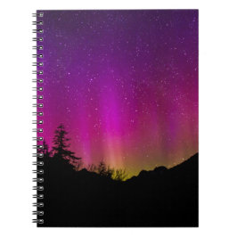 Cuaderno Aurora Borealis Starry Night Sky