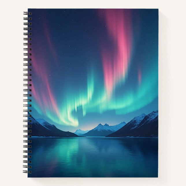 Cuaderno Aurora islandesa (Anverso)