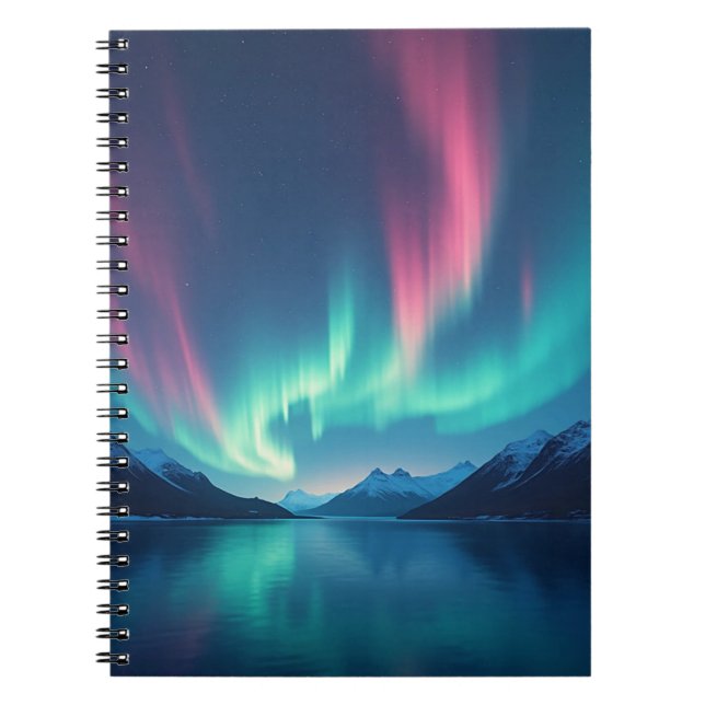 Cuaderno Aurora islandesa (Frente)