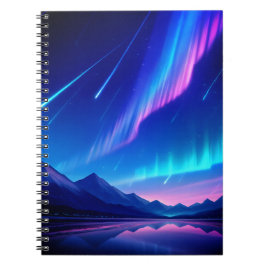 Cuaderno Aurora Soñadora y Estrellas Fugaces