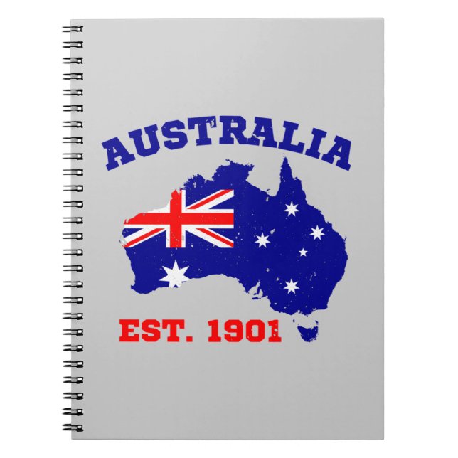 Cuaderno Australia fundado en 1901 (Frente)