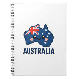 Cuaderno Australia Kawaii Fusion - Negrita y Adorable