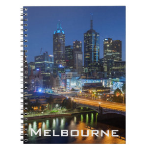 Cuaderno Australia, Victoria, Melbourne, paisaje urbano con