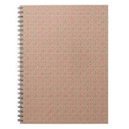 Cuaderno Auténtico estampado floral de burgundy atenuado de