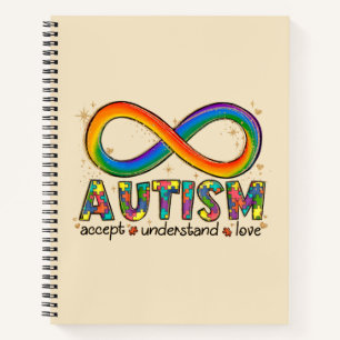 Cuaderno Autism Awareness Accept, Love, Understanding