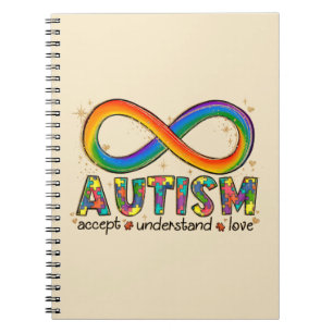 Cuaderno Autism Awareness Accept, Love, Understanding