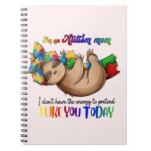 Cuaderno Autism Mom - Sloth