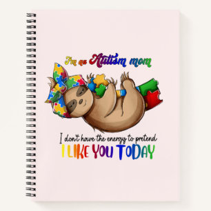 Cuaderno Autism Mom - Sloth
