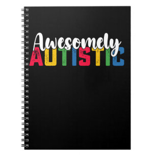 Cuaderno Autismo increíblemente Autista Familia de Chica Bi