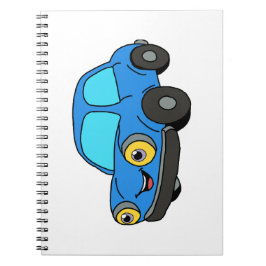 Cuaderno Auto azul