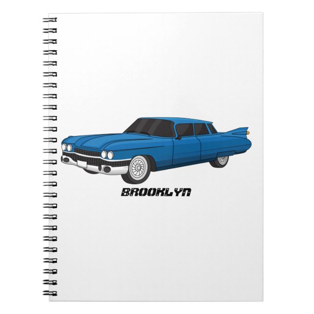 Cuaderno Auto clásico Guay blue 1959 (Frente)