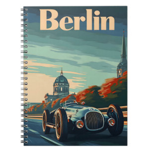 Cuaderno Auto de carreras de época en Berlín