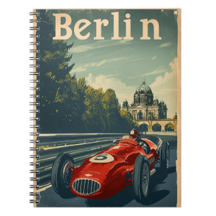 Cuaderno Auto de Carreras de época en Berlín