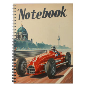 Cuaderno Auto de Carreras de época en Berlín