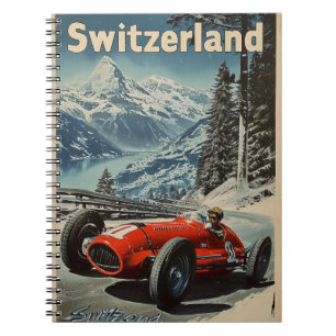 Cuaderno Auto de Carreras de época en Suiza