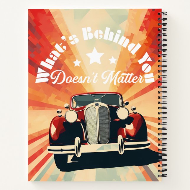 Cuaderno Auto de los años 30: Lo que hay detrás no importa (Reverso)
