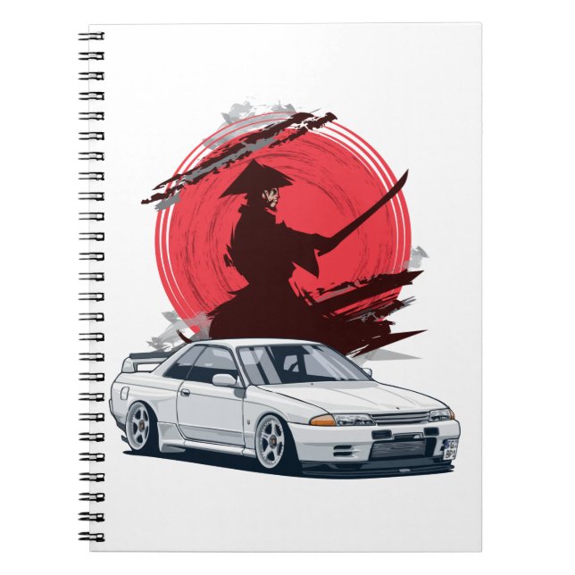 Cuaderno Auto japonés Samurai R32 (Frente)