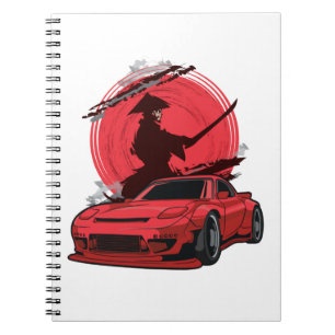 Cuaderno Auto japonés Samurai RX7