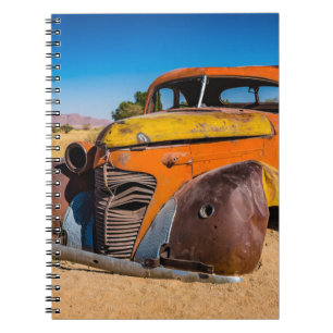 Cuaderno Auto viejo y abandonado en Solitaire, Namibia