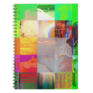 Cuaderno Autobús 1521 Arte abstracto de error informático C