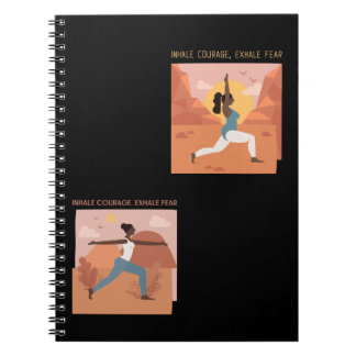 Cuaderno Autocuidado de chica negro