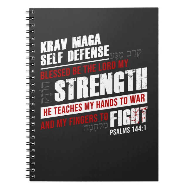 Cuaderno Autodefensa de Christian Krav Maga (Frente)