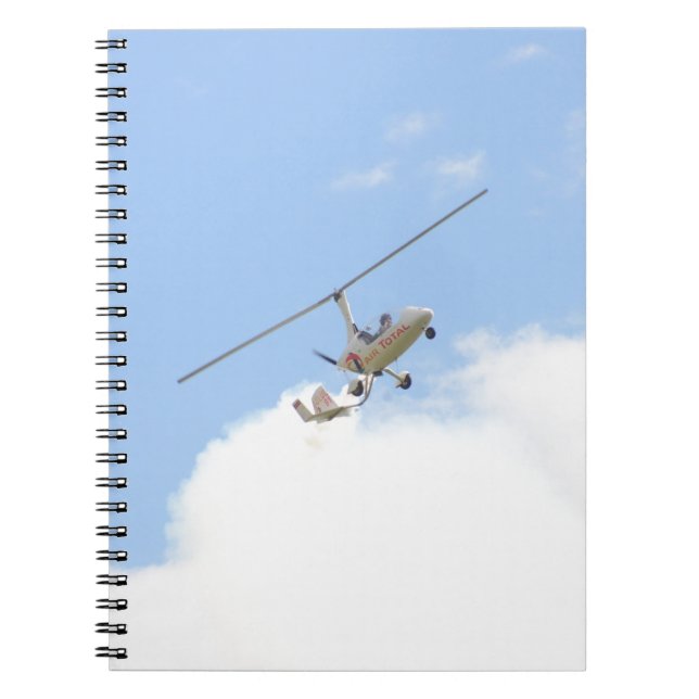 Cuaderno Autogiro en vuelo (Frente)
