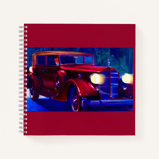 Cuaderno Automóvil de Packard 1934 (Anverso)