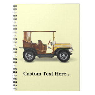 Cuaderno Automóvil Vintage