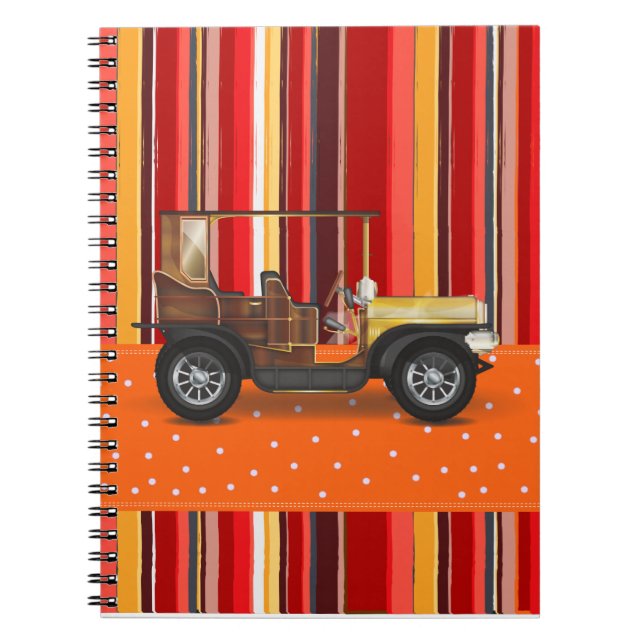 Cuaderno Automóvil Vintage (Frente)