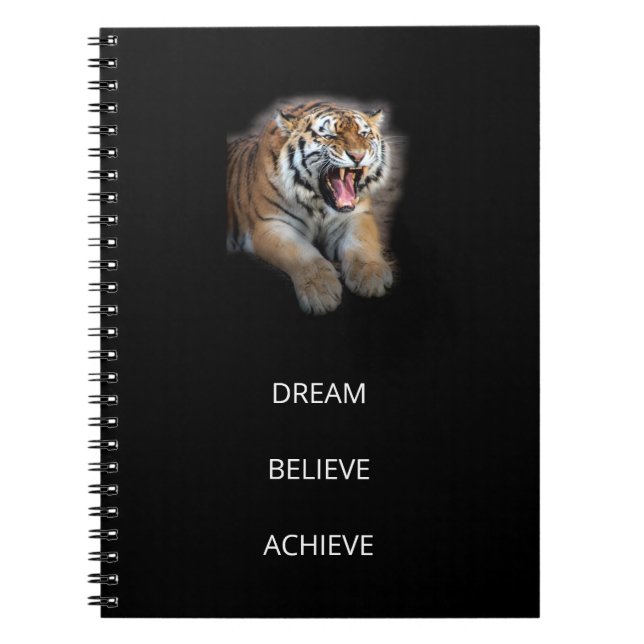 Cuaderno Autonomía Éxito Modern Elegant Tiger Guay (Frente)
