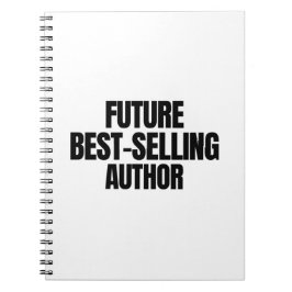Cuaderno Autor de ventas más vendidas en el futuro