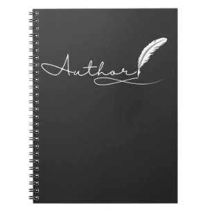 Cuaderno Autor periodista escritor de libros narrador novel
