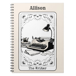 Cuaderno Autor personalizado de la tarjeta Tarot