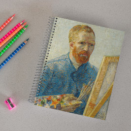 Cuaderno Autoretrato como pintor por Vincent Van Gogh