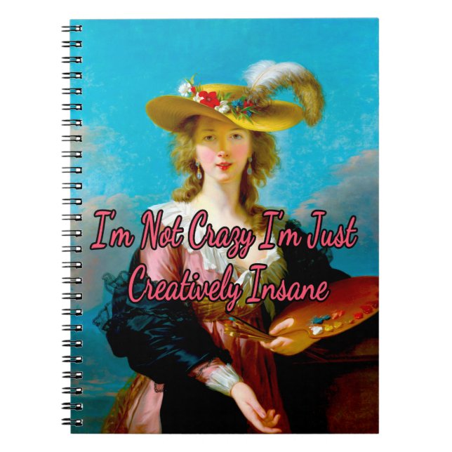 Cuaderno Autoretrato de Elisabeth Louise Vigee Le Brun (Frente)