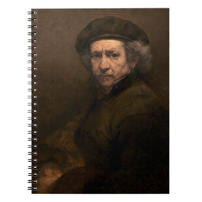 Cuaderno Autorretrato, 1659 (aceite sobre lienzo) (Frente)