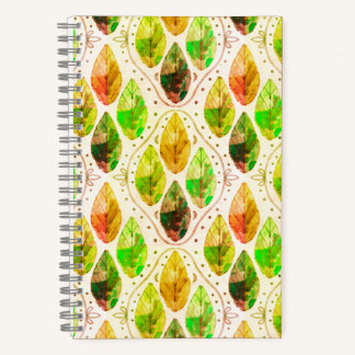 Cuaderno Autumn Leaf Spiral Notebook