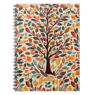 CUADERNO AUTUMN LEAF TREE DESIGN