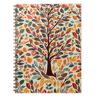 CUADERNO AUTUMN LEAF TREE DESIGN